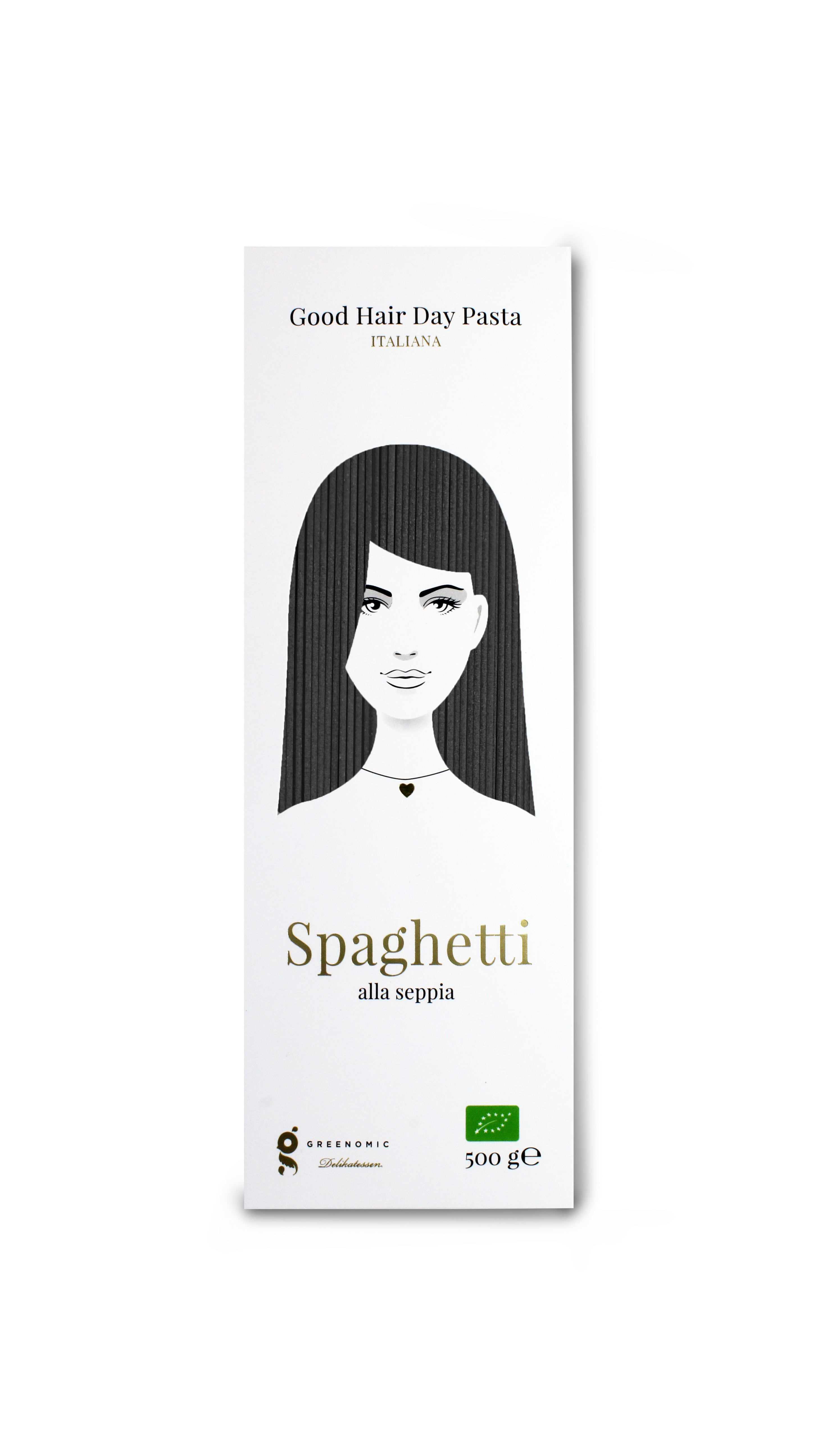 Good hair day pasta - Spaghetti alla seppia - mit Tintenfisch