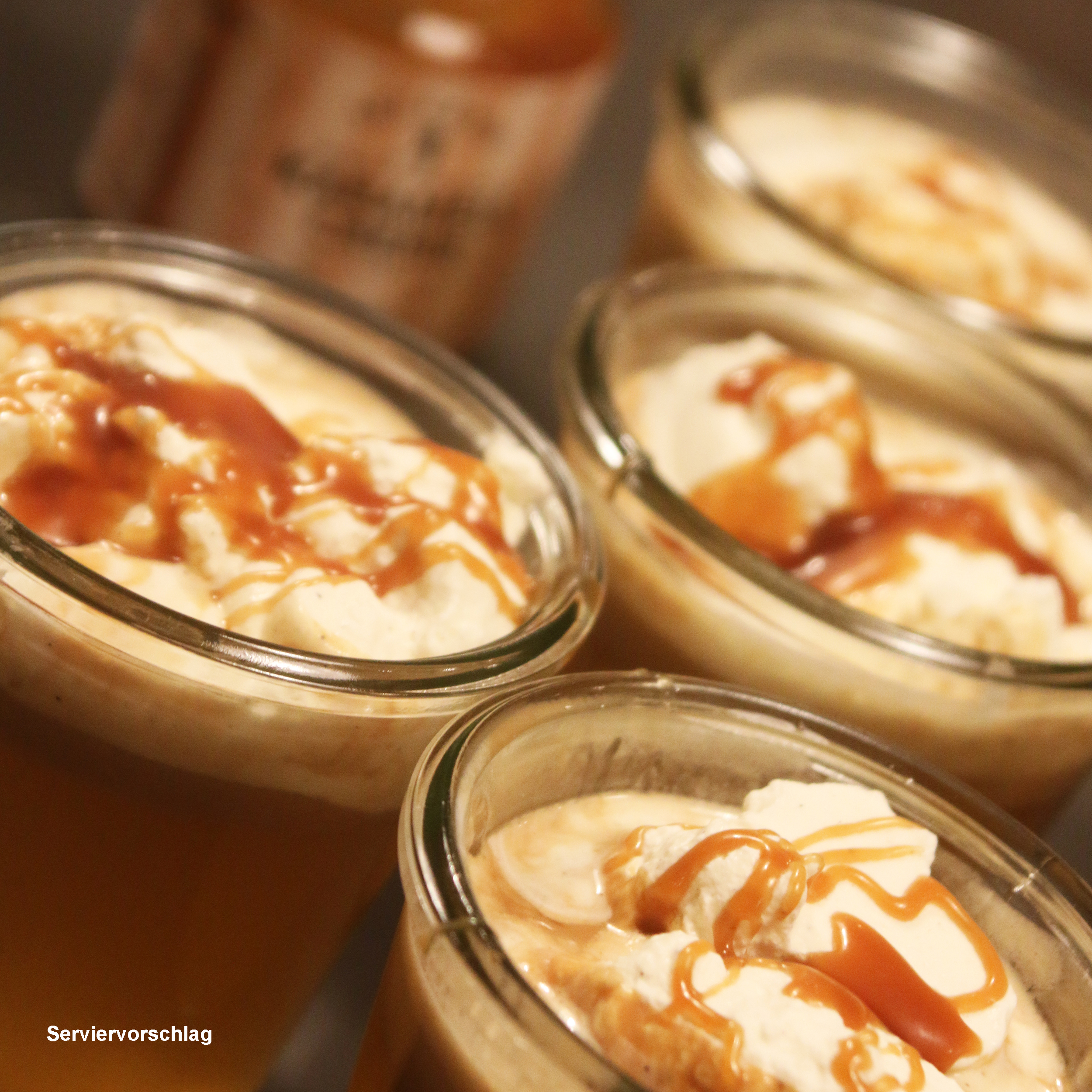 Caramellpunsch-Serviervorschlag