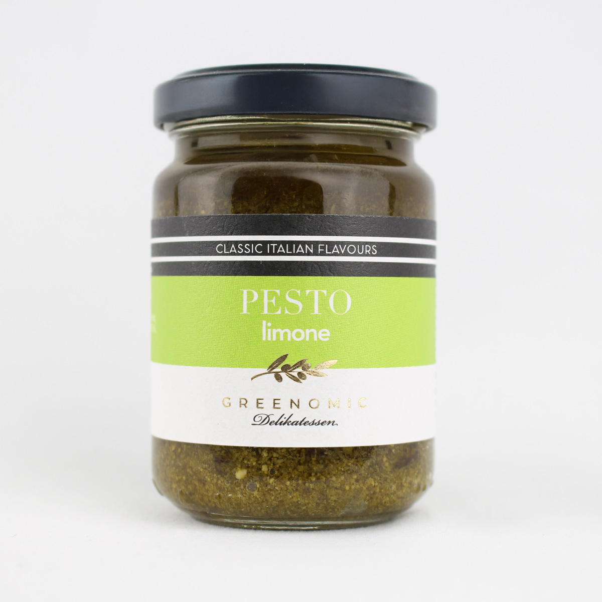 Pesto limone - mit Basilikum und Zitrone Pesto limone - mit Basilikum und Zitrone