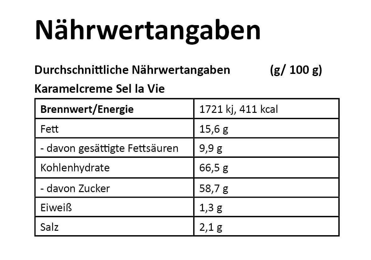 Nahwertangaben-Sel-la-Vie-Karamelcreme
