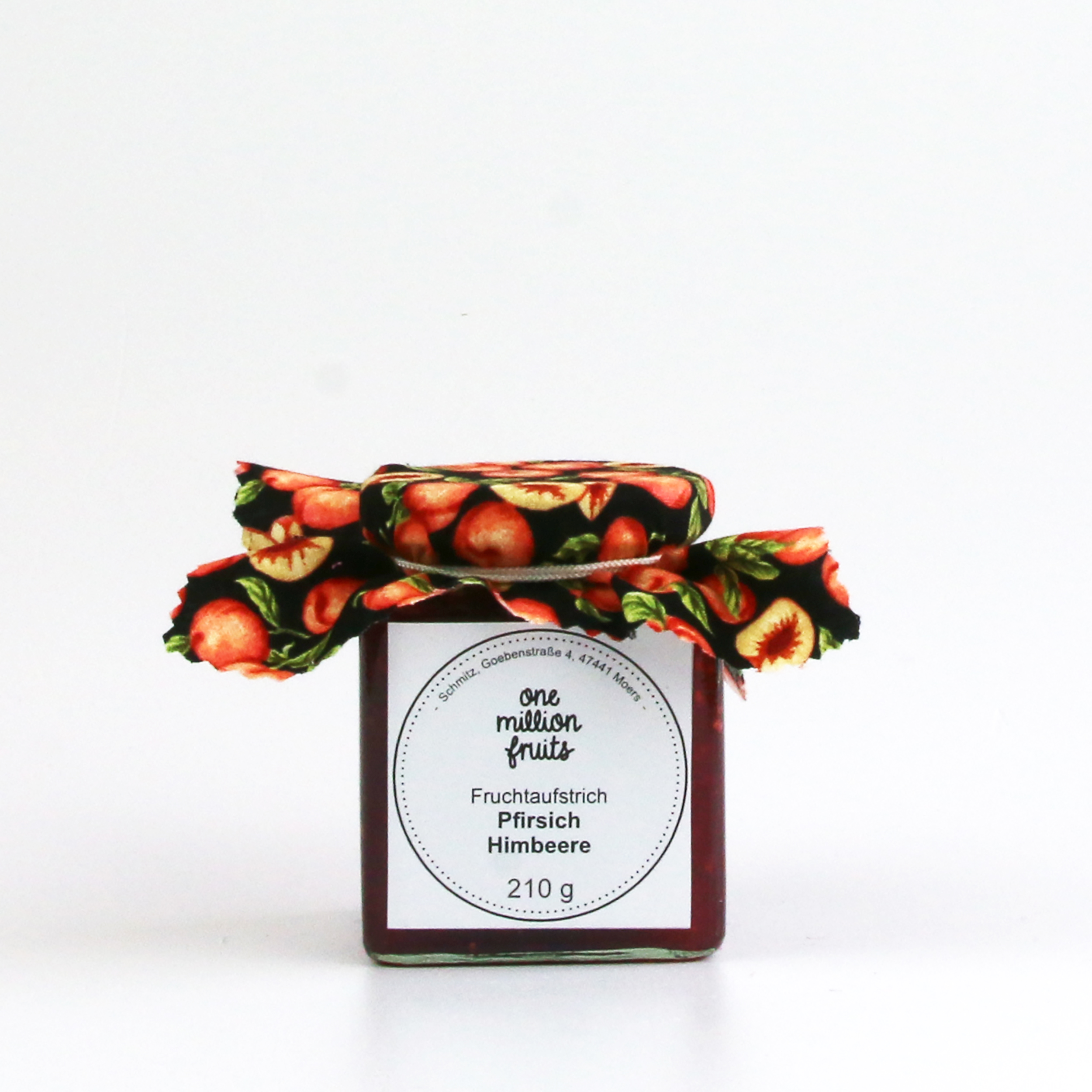 Pfirsich-Himbeere-1 Pfirsich Himbeere Fruchtaufstrich