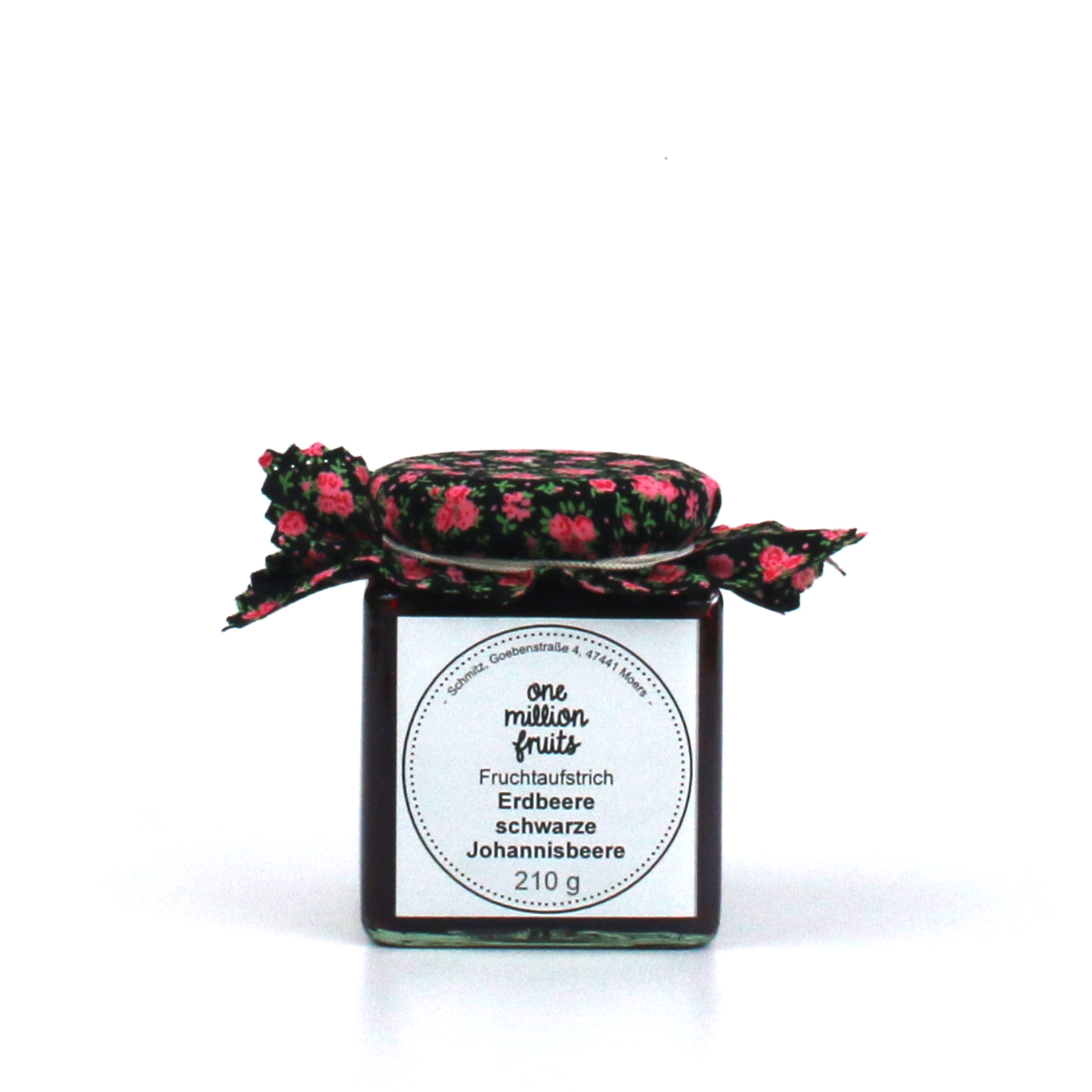 FA_Erdbeere-schw-Johb-1 Erdbeere schwarze Johannisbeere Fruchtaufstrich