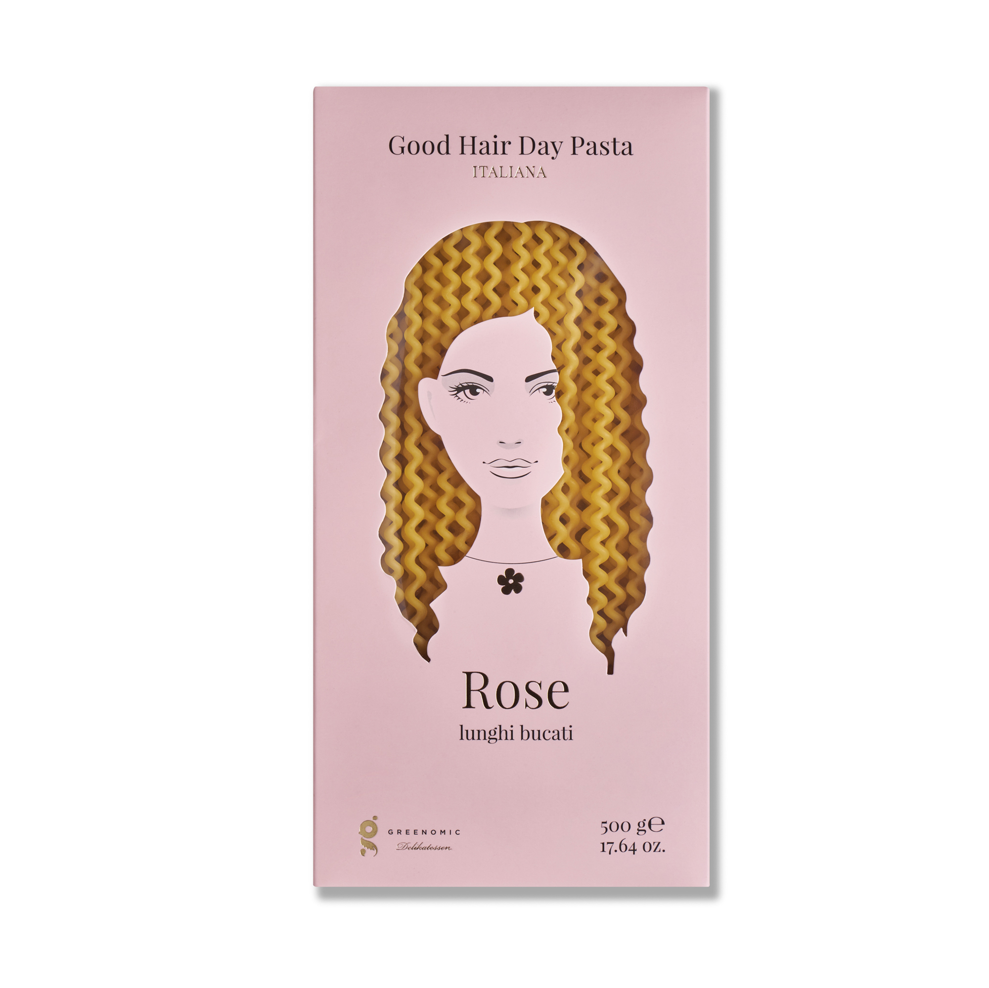 3019-Rose Good hair day pasta - Rose lunghi Bucati - Spiralnudeln