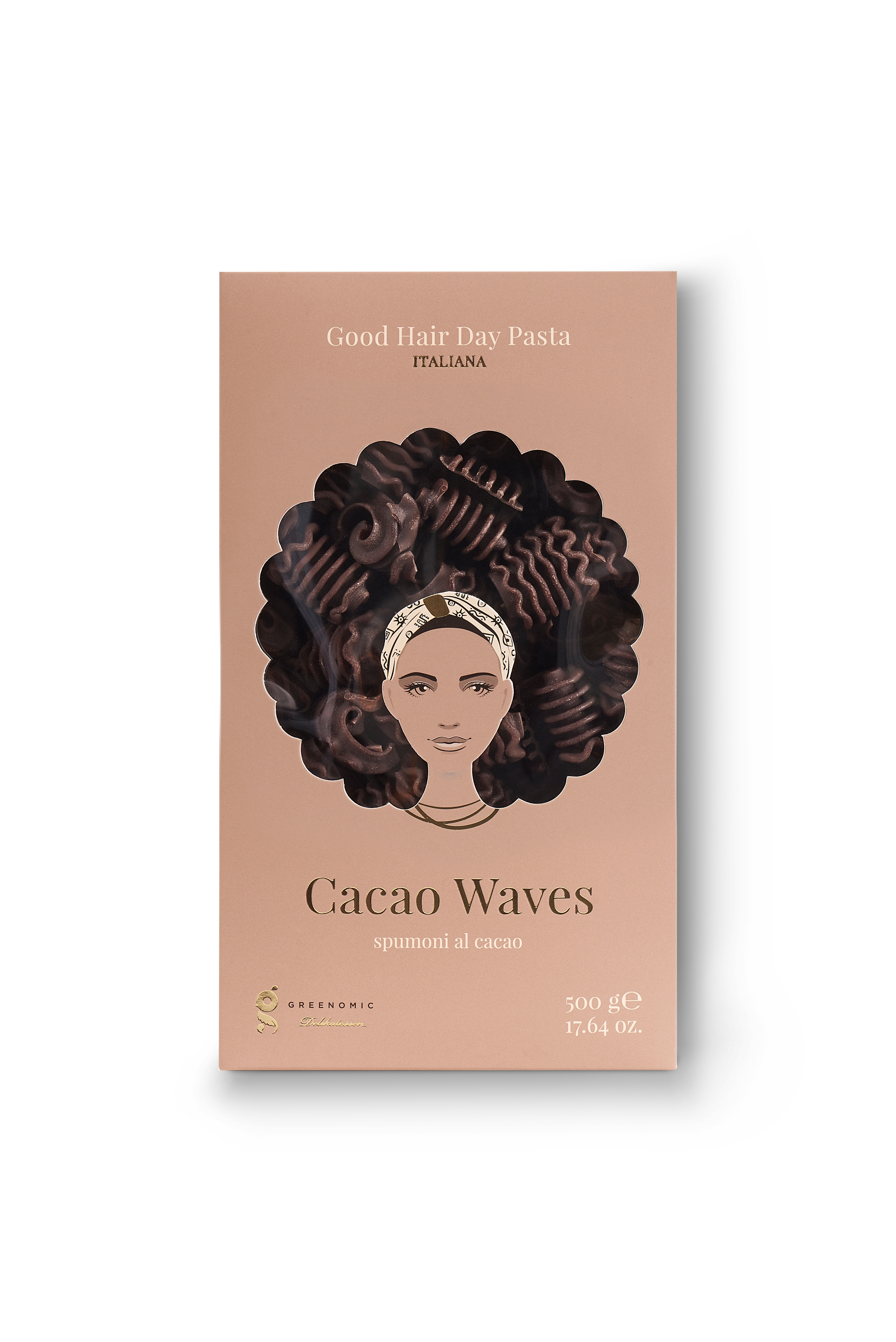 3017-Cacao-Waves Good hair day pasta - Cacao Waves- Schokonudeln