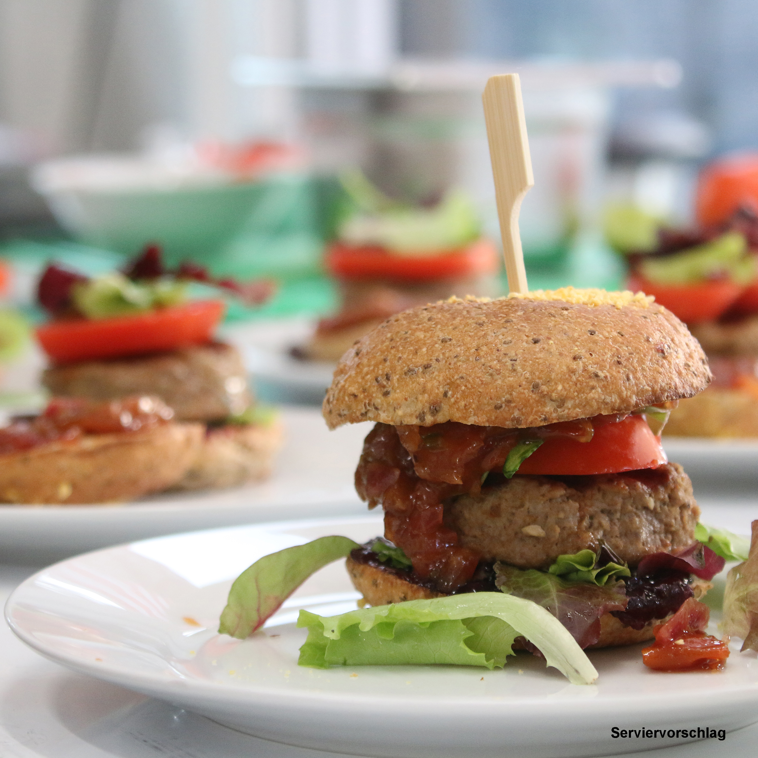 Burger-Serviervorschlag