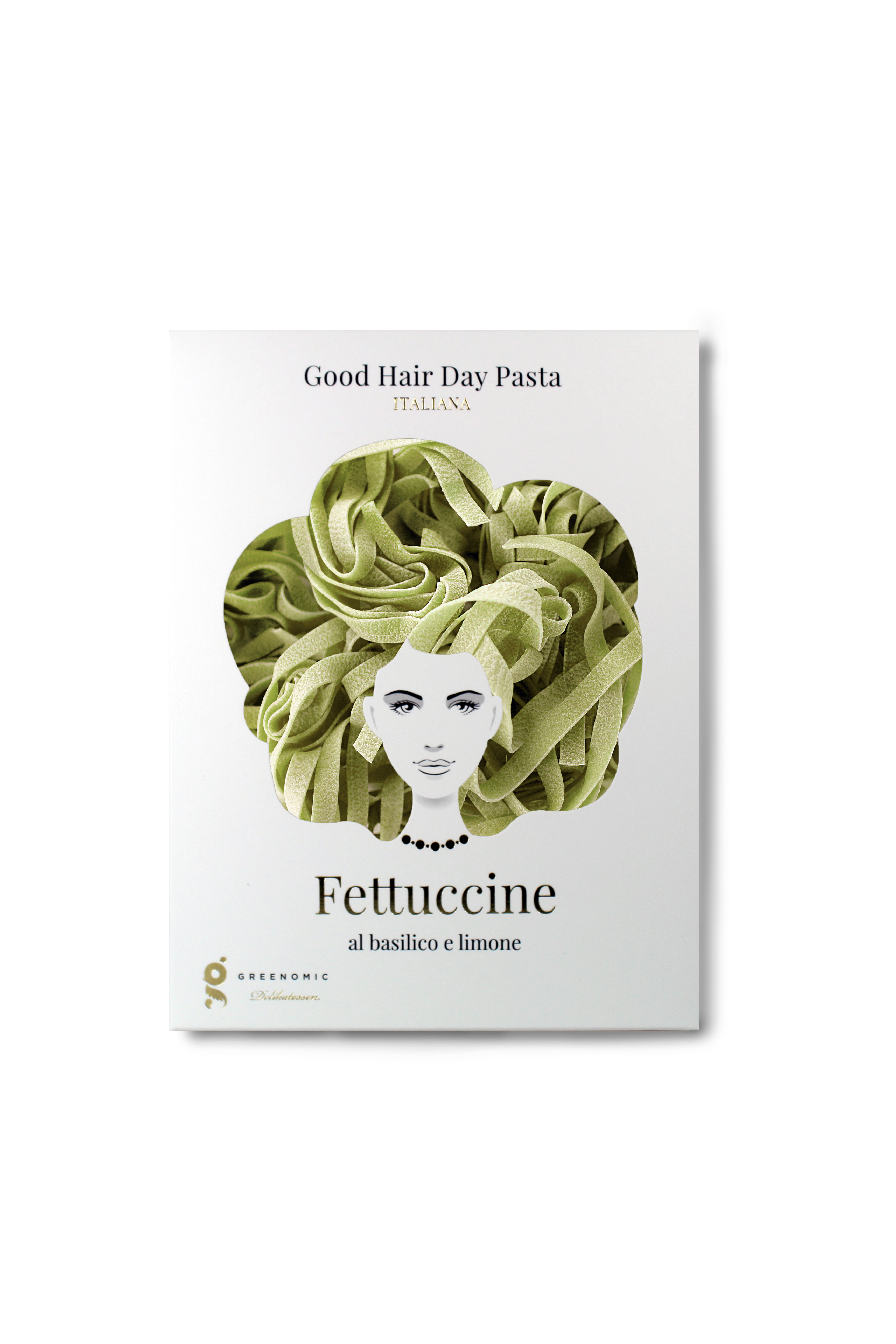 Good hair day pasta - Fettuccine basil & lemon - Bandnudeln mit Basilikum & Spinat