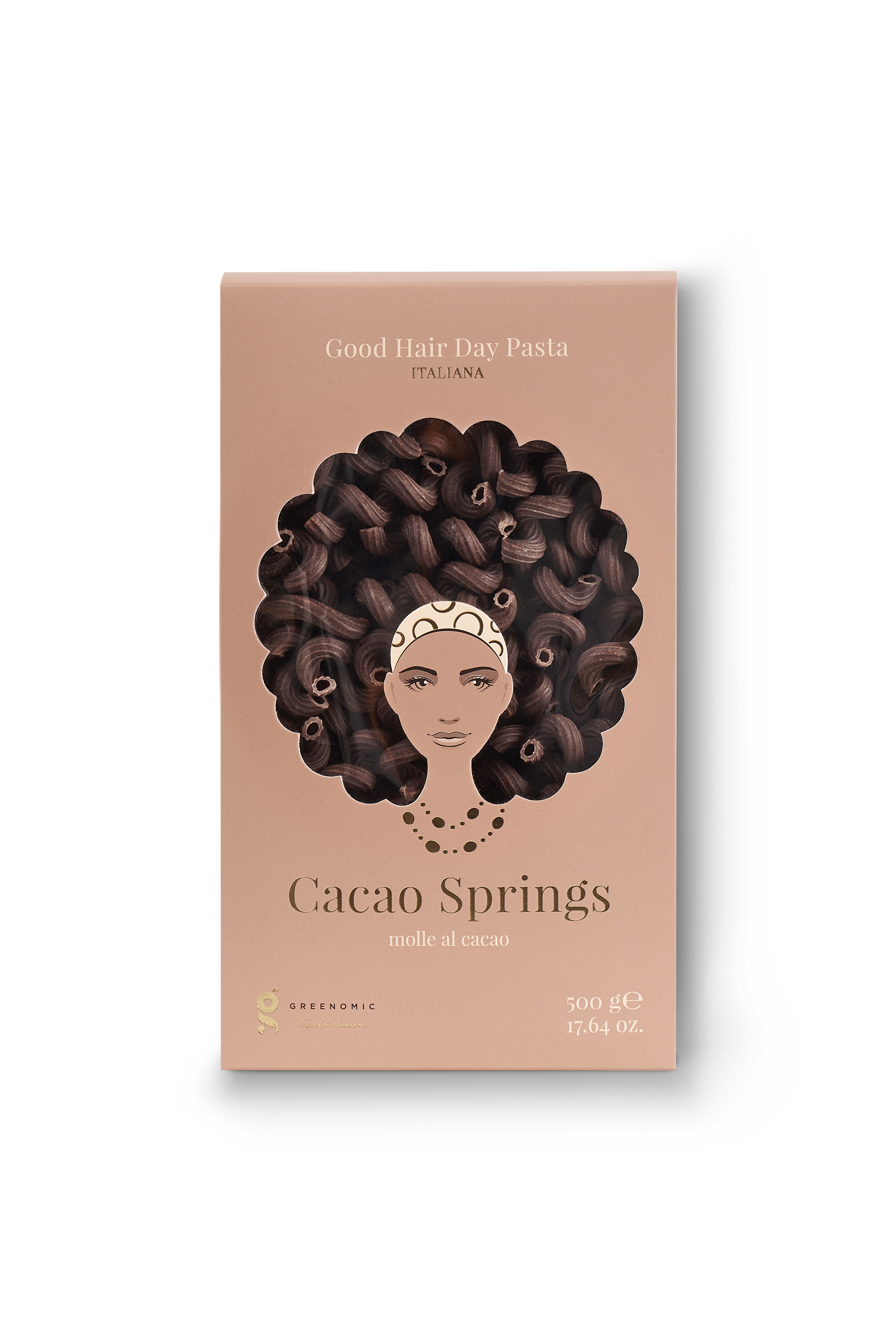 3018-Cacao-Springs Good hair day pasta - Cacao Springs - Schokonudeln