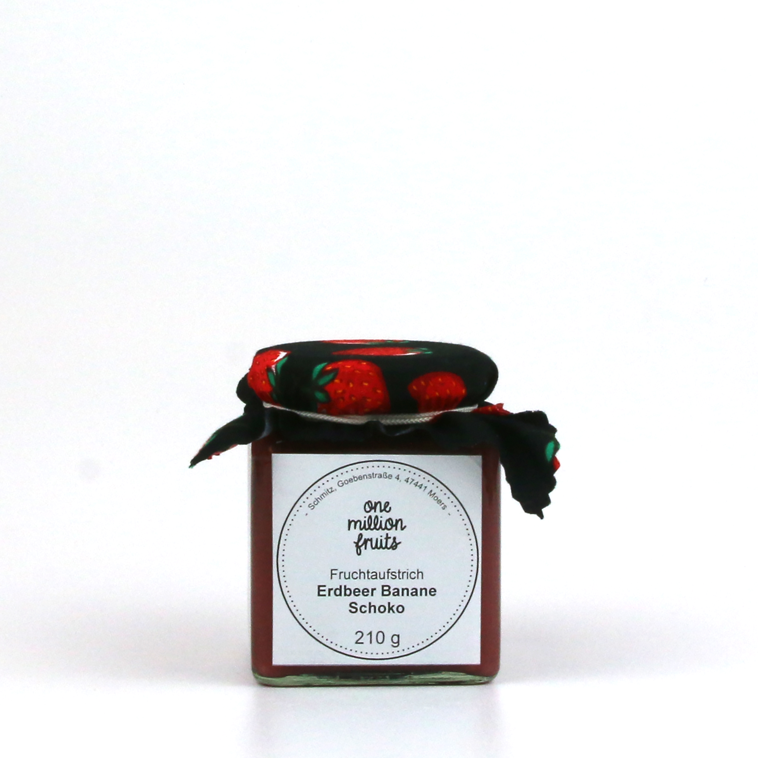 Erdbeer-Banane-Schoko-2 Erdbeer Banane Schoko Fruchtaufstrich