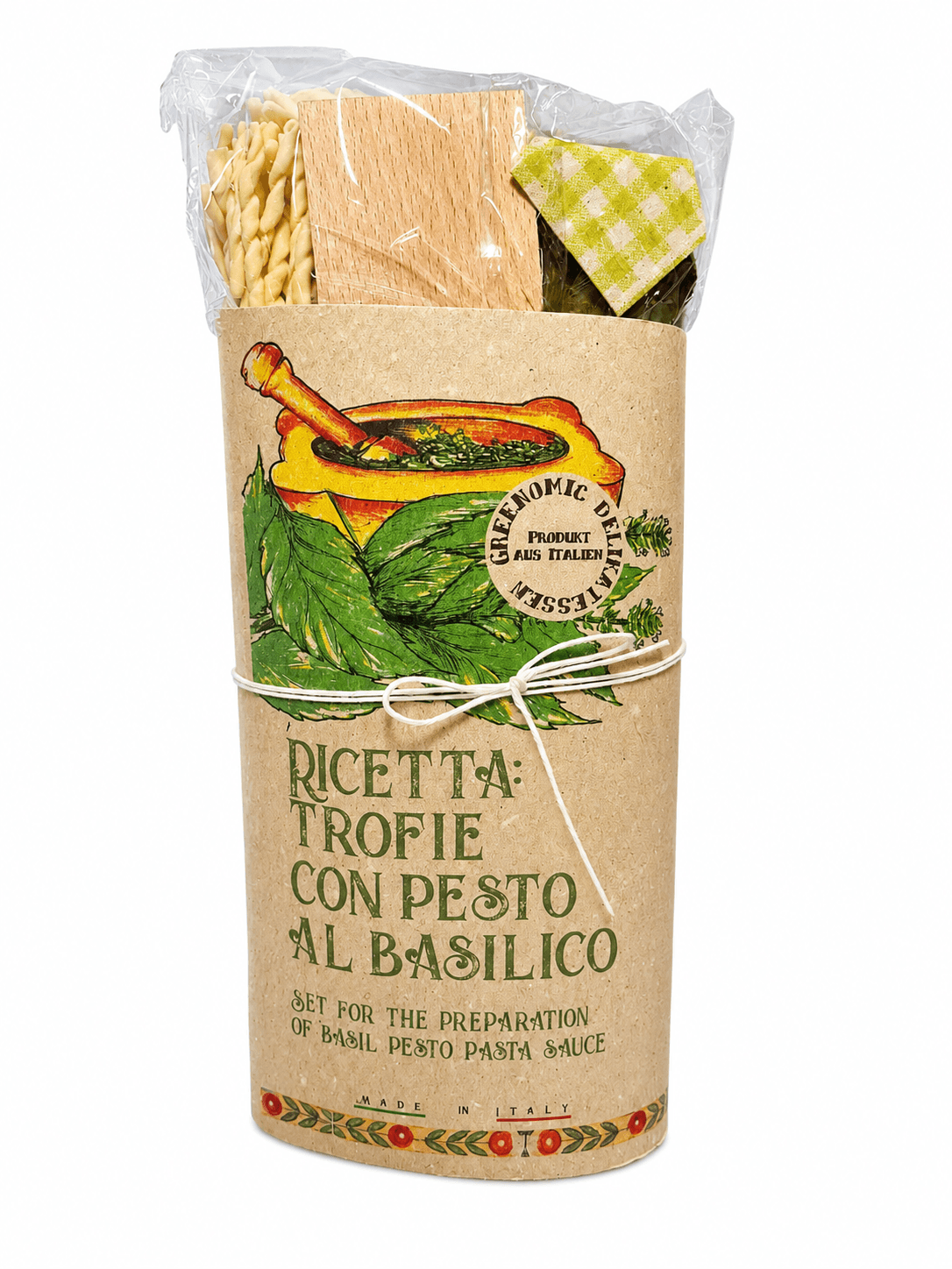 Pasta kit - Trofie con pesto al basilico - Trofie mit Basilikumpesto
