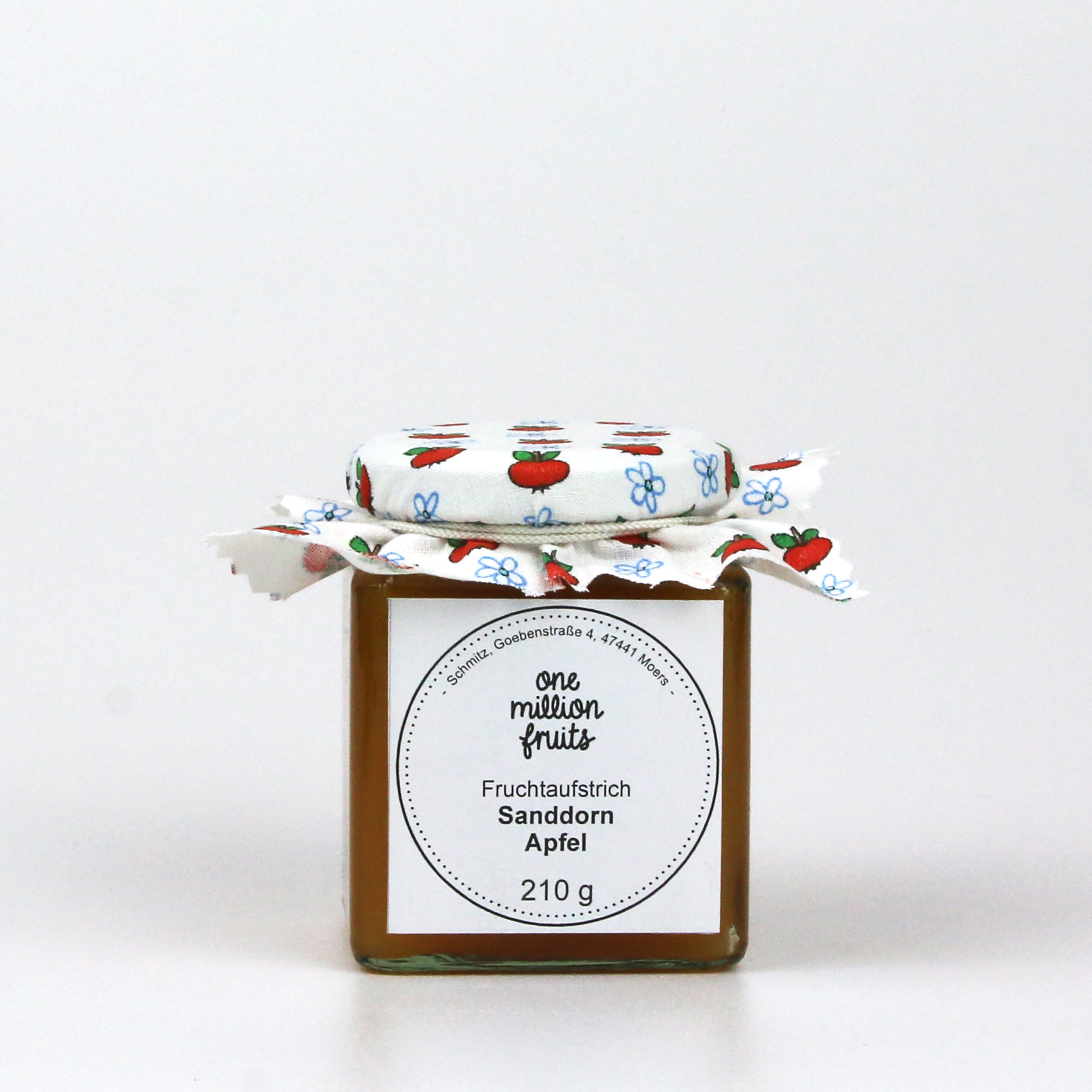 Sanddorn Apfel Fruchtaufstrich