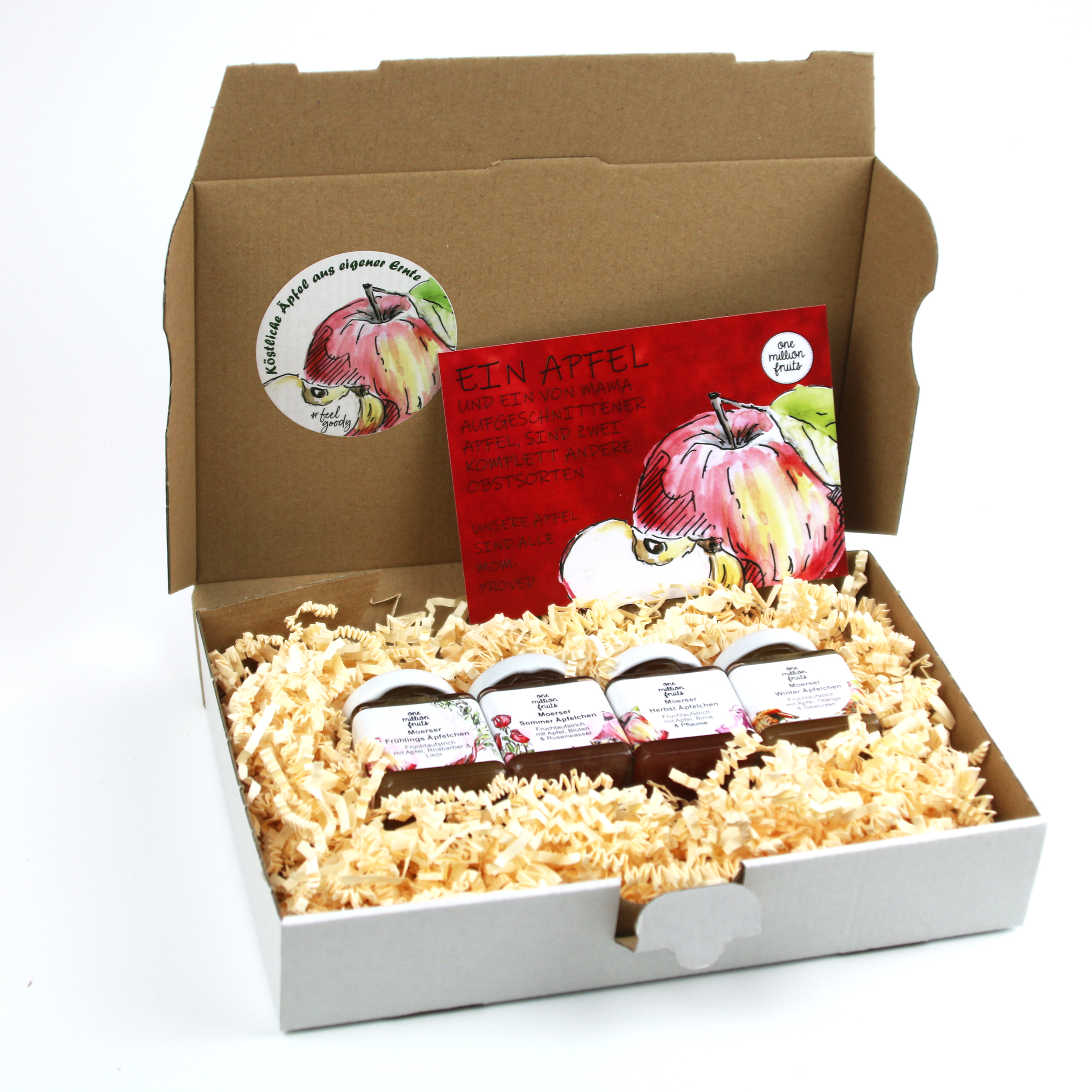 Moerser-Apfel-Symphonie-5 Fruchtaufstriche "Moerser Äpfelchen in Symphonie"