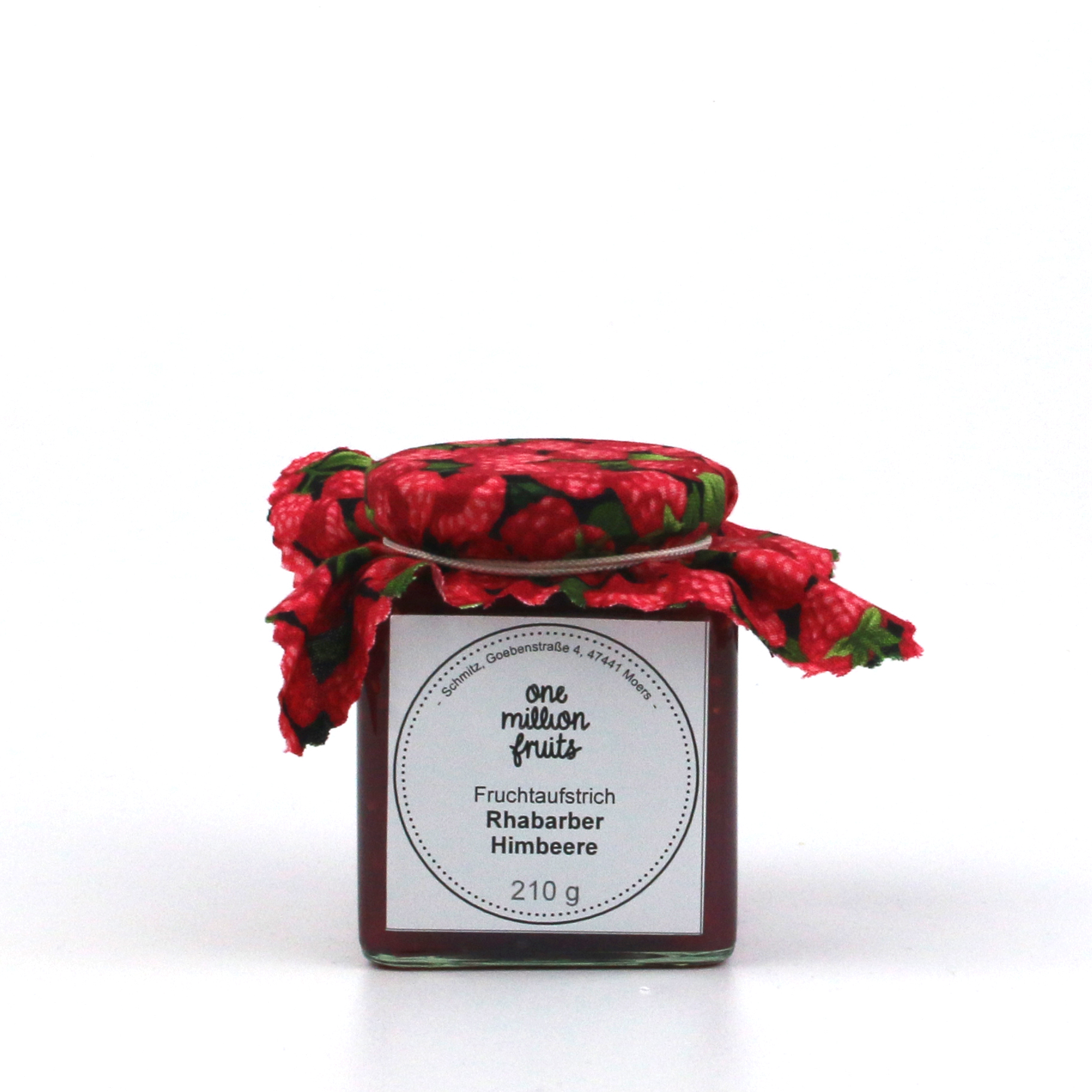 Rhabarber Himbeere Fruchtaufstrich