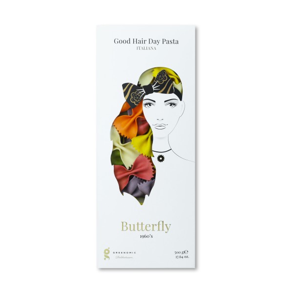 Good hair day pasta - Butterfly 1960´s - Farfallone - Schmetterlingsnudeln