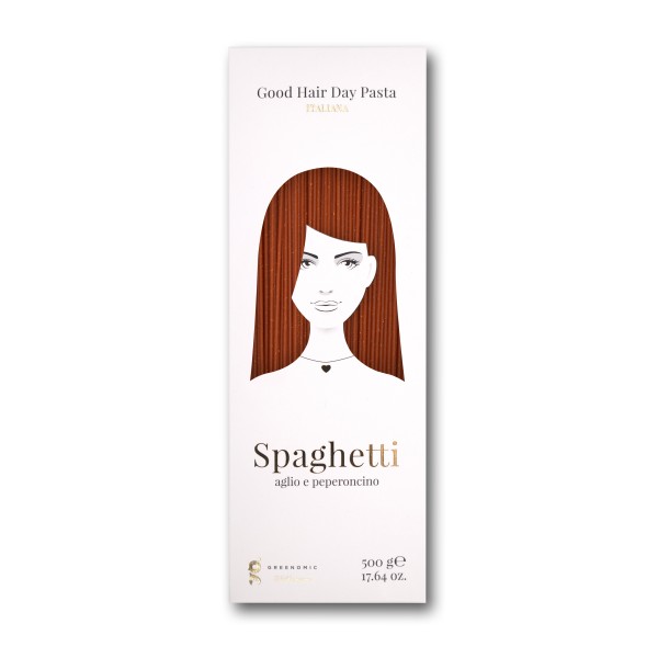Good hair day pasta - Spaghetti aglio al Peperoni mit Chili und Knoblauch