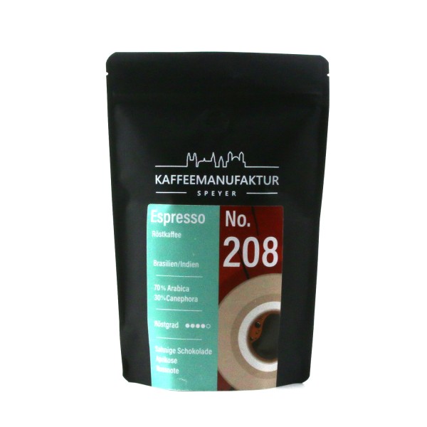 Espresso No. 208 - ganze Bohne