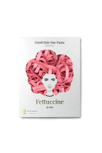 Good hair day pasta - Fettuccine al vino - Bandnudeln mit Rotwein
